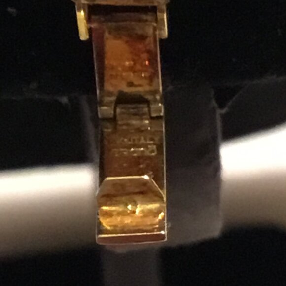 Gorgeous & vintage Verano 14k gold ladies' Italian wristwatch with 14K gold band - Picture 15 of 16